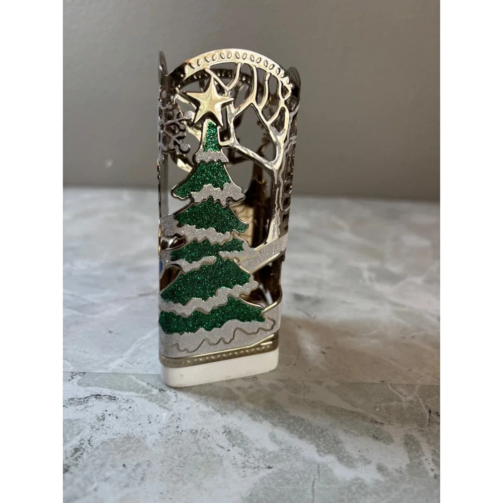 Bath & Body Works Snowman Holiday Soap Holder Sleeve Christmas Cottage Dachshund